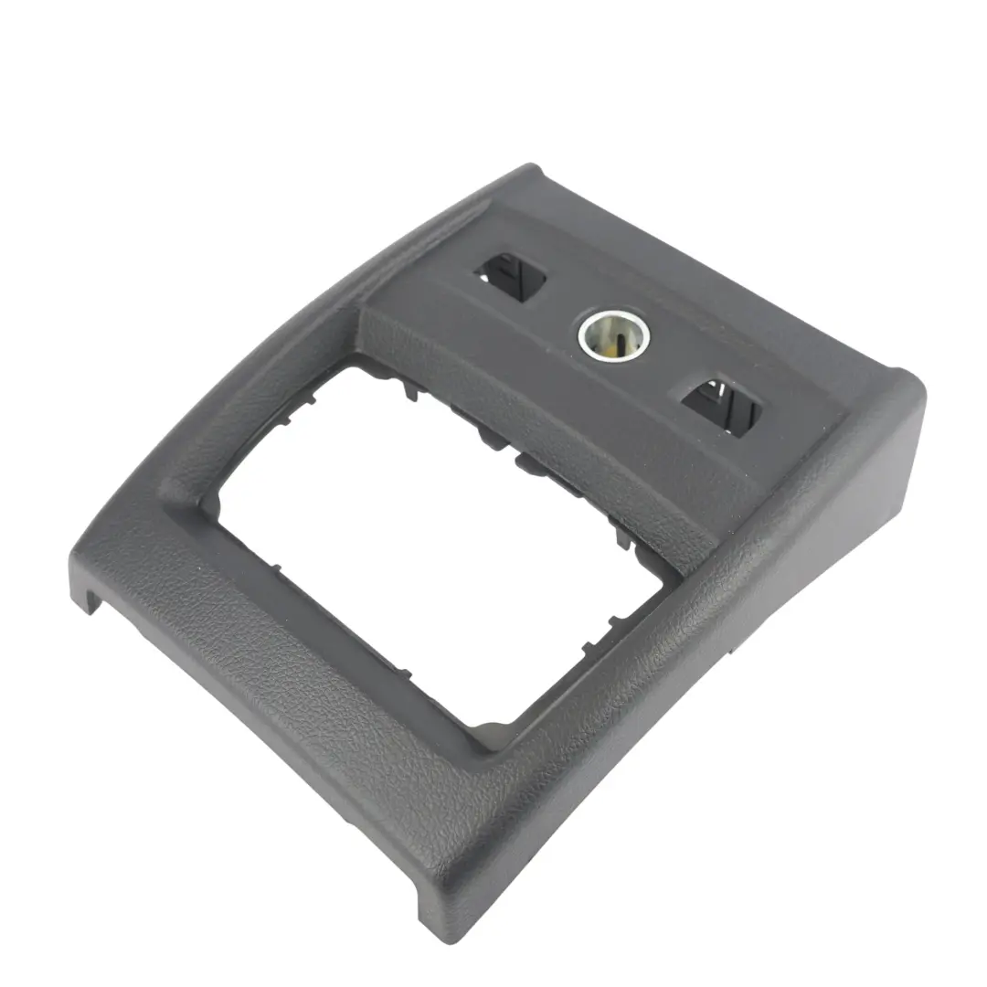 BMW F30 Rear Centre Console Trim Cover Surround Lighter Socket Black - SKU 9222046 - Part number 9222046