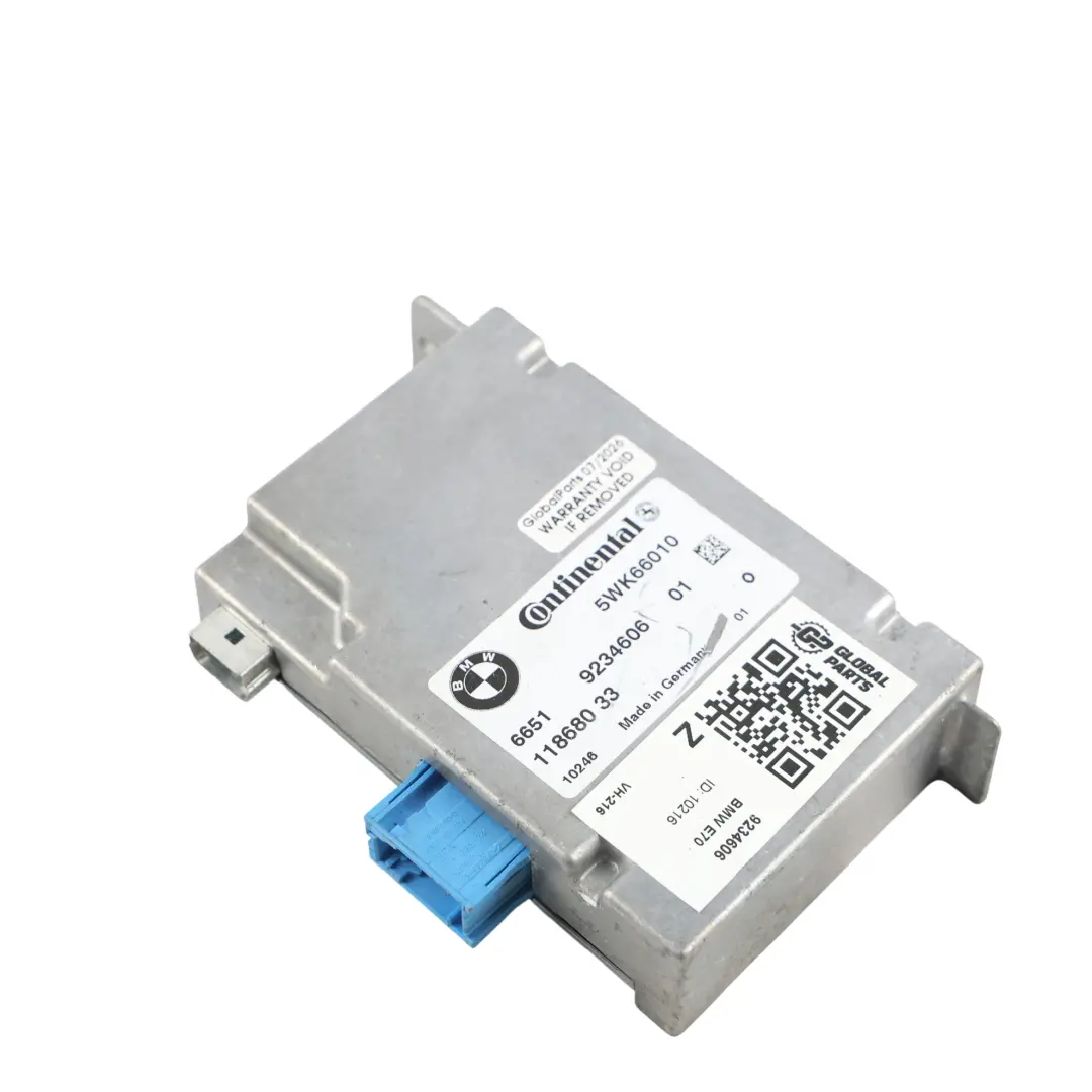 Camera Based System Control Unit Module to BMW X5 E70 X6 E71 with Part number 9234606 BMW X5 E70 X6 E71 Camera Based System Control Unit Module - SKU 9234606 - Part number 9234606