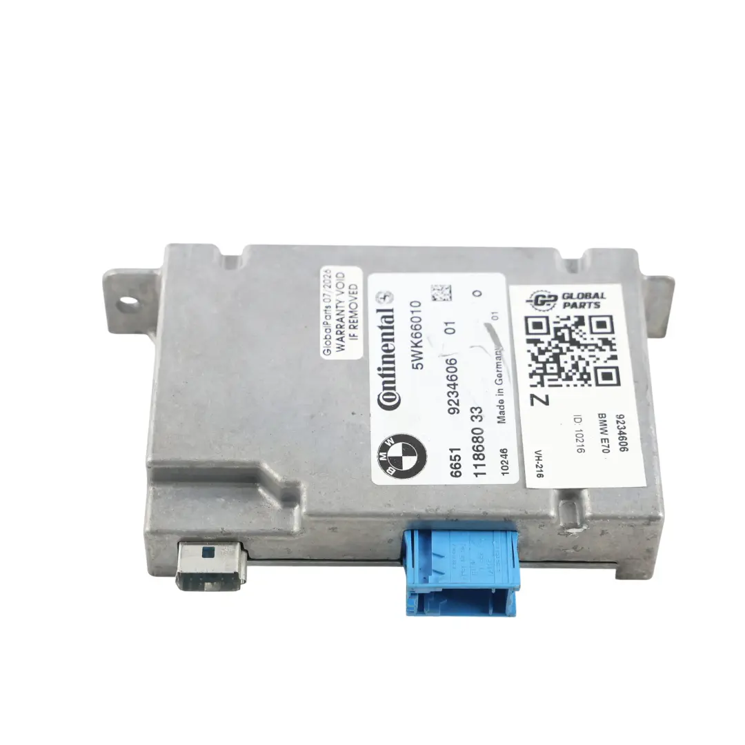 BMW X5 E70 X6 E71 Camera Based System Control Unit Module - SKU 9234606 - Part number 9234606