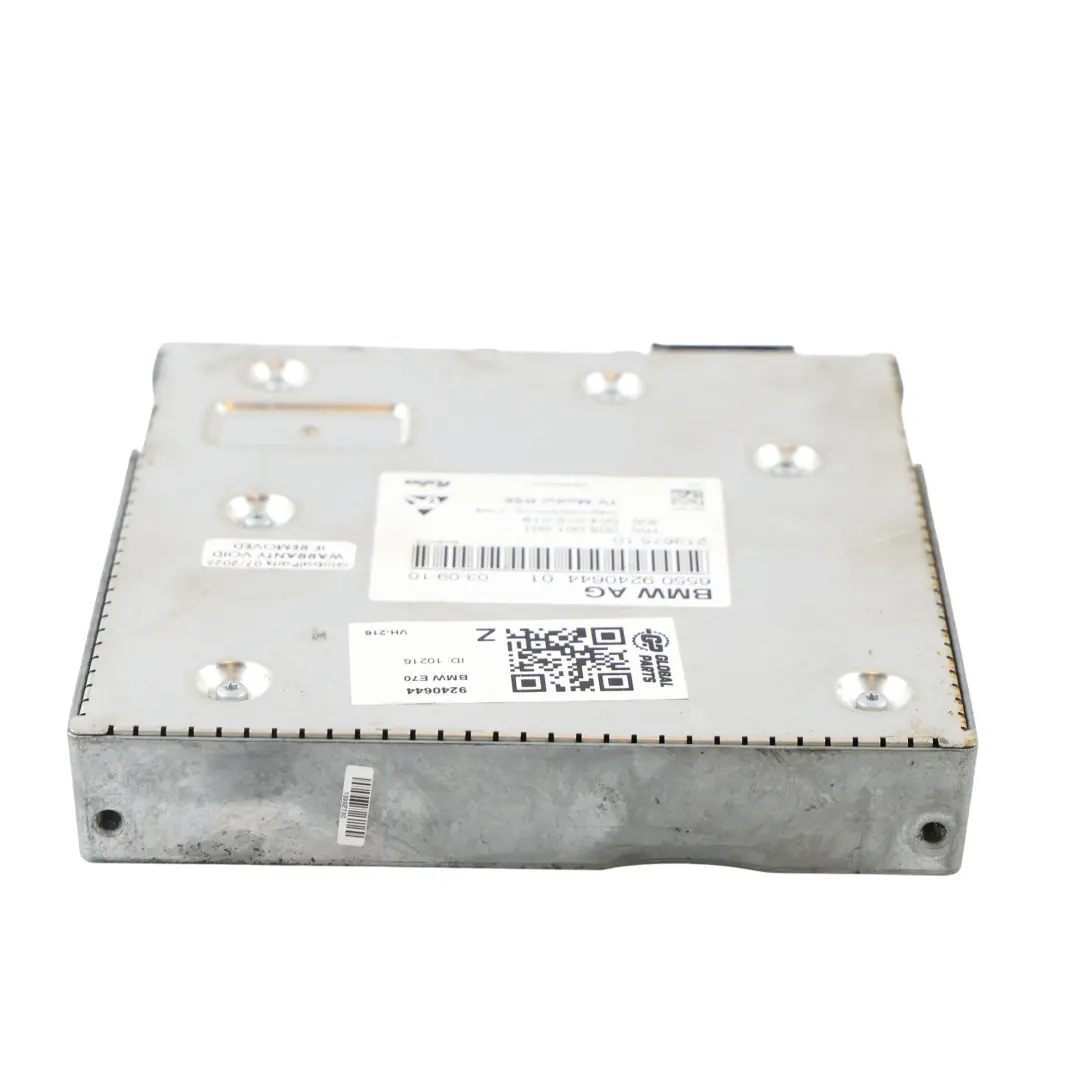 Multimedia Control Unit Module to BMW X5 E70 X6 E71 TV with Part number 9240644 BMW X5 E70 X6 E71 TV Multimedia Control Unit Module - SKU 9240644 - Part number 9240644