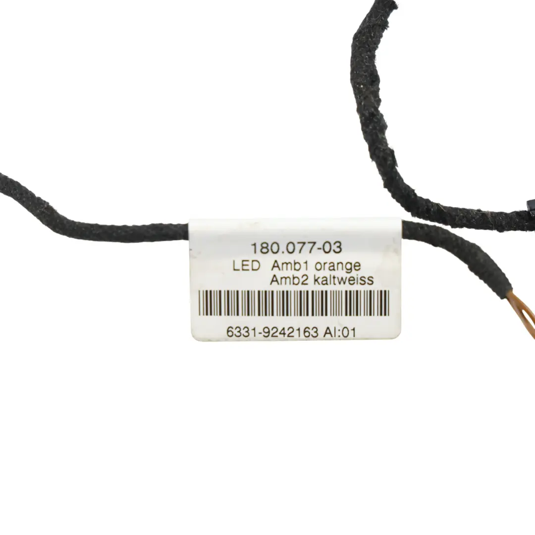 Interior Light B-Pillar Cable Wiring With Cover Trim SET X2 to BMW F30 F31 with Part number 9242163 BMW F30 F31 Interior Light B-Pillar Cable Wiring With Cover Trim SET X2 - SKU 9242163-1 - Part number 9242163