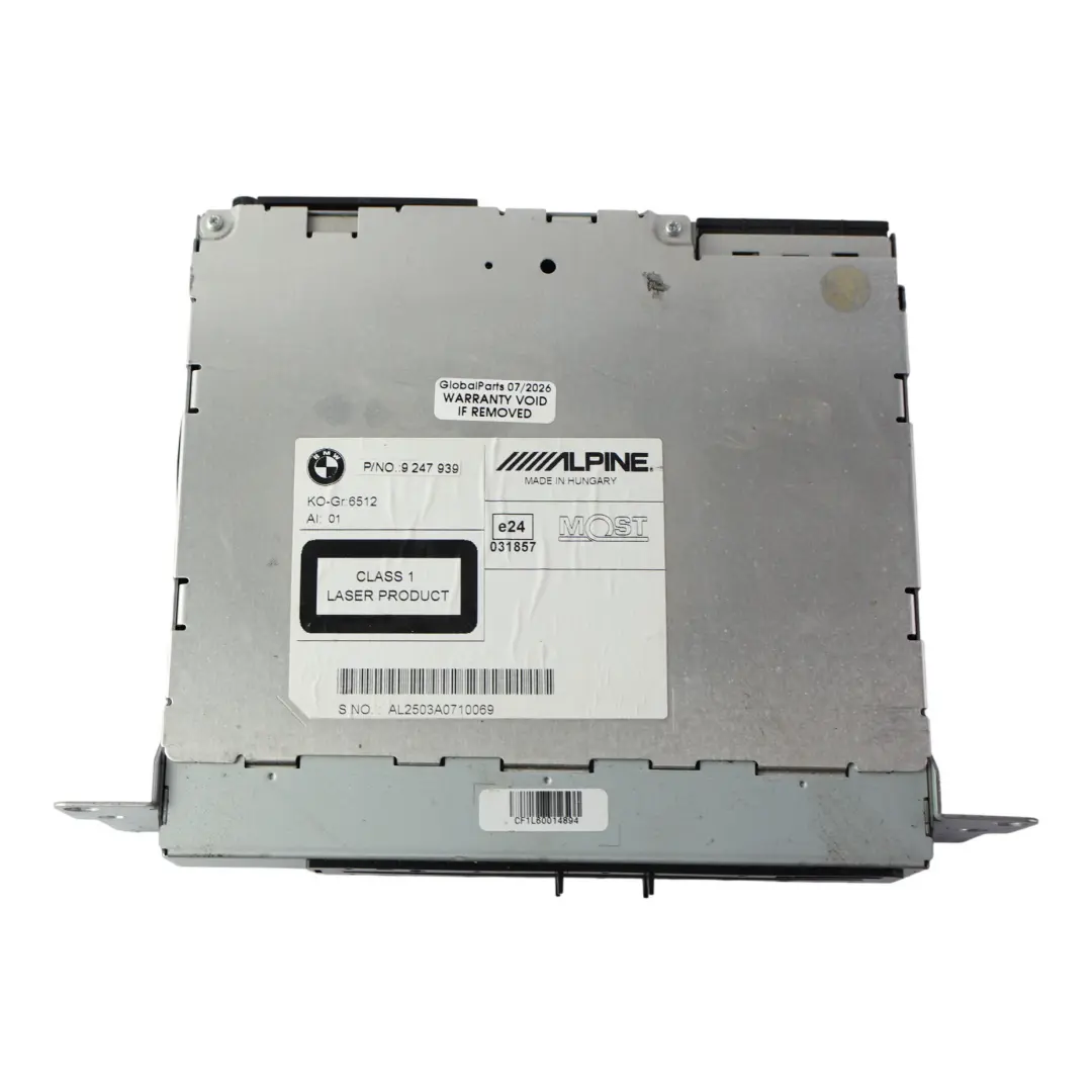 BMW X3 F25 Radio Head Unit CD Player Autoradio Alpine - SKU 9247939 - Part number 9247939