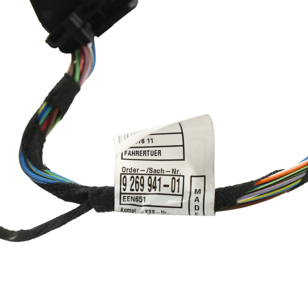 BMW X1 E84 Front Door Cable Harness Loom Driver Side Wiring 9233551 - SKU 9269941 - Part number 9269941