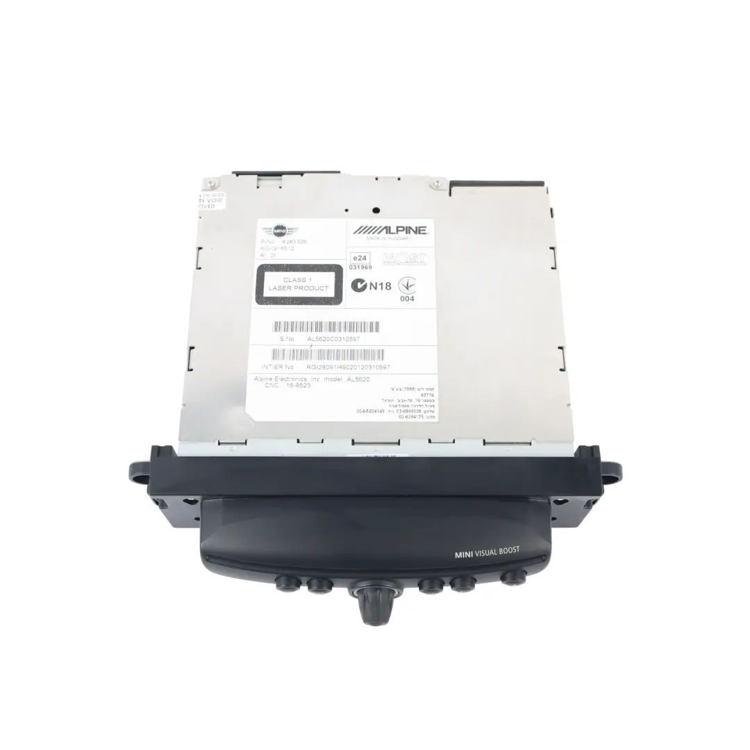 Mini R55 R56 R57 R60 R61 Navigation Head Unit Sat Nav DAB CHAMP 2 - SKU 9283526-1 - Part number 9283526