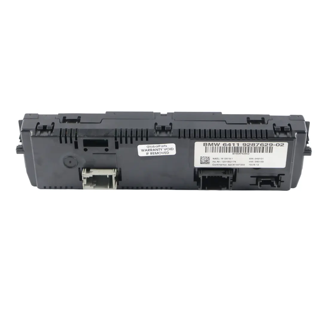 Automatik Klimaanlage Schalter Panel Sitzheizung für BMW X3 F25 mit Teilenummer 9287629 BMW X3 F25 Automatik Klimaanlage Schalter Panel Sitzheizung - SKU 9287629 - Teilenummer 9287629