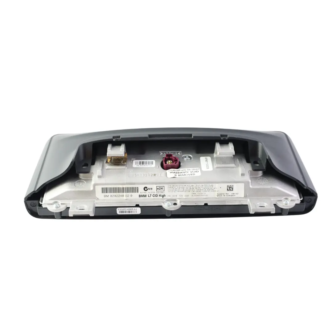 Schermo Informativo Centrale 8,8" per BMW F30 F31 F32 F33 con numero di parte 9292248 BMW F30 F31 F32 F33 Schermo Informativo Centrale 8,8" - SKU 9292248-1 - Numero di parte 9292248