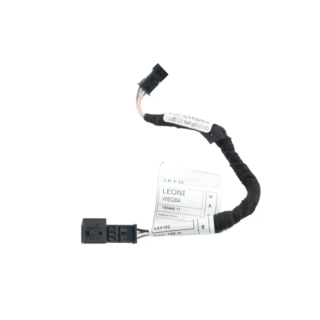 Arnés Cableado Cable Adaptador Trasero para BMW F32 con número de pieza 9302458 BMW F32 Arnés Cableado Cable Adaptador Trasero - SKU 9302458 - Número de pieza 9302458