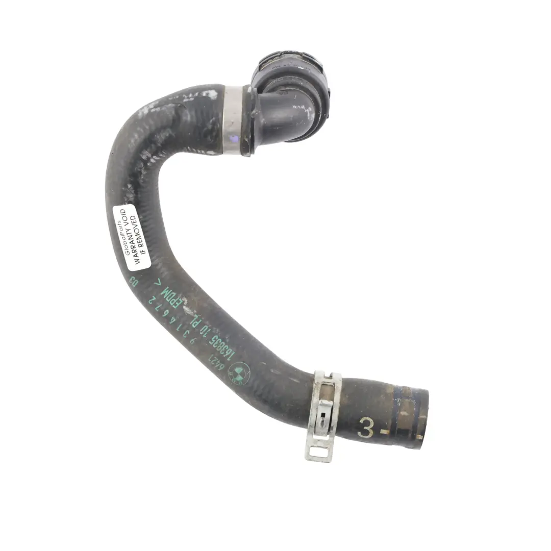 BMW G11 G12 G30 Manguera Tubería Líquido Refrigerante Híbrido - SKU 9314672 - Número de pieza 9314672