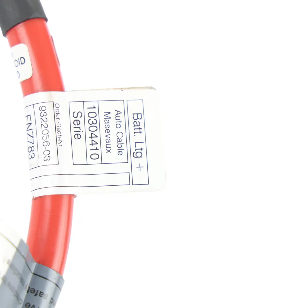 Cavo Batteria Positivo Plus Polo Distribuzione per BMW X5 F15 X6 F16 con numero di parte 9322056 BMW X5 F15 X6 F16 Cavo Batteria Positivo Plus Polo Distribuzione - SKU 9322056-2 - Numero di parte 9322056