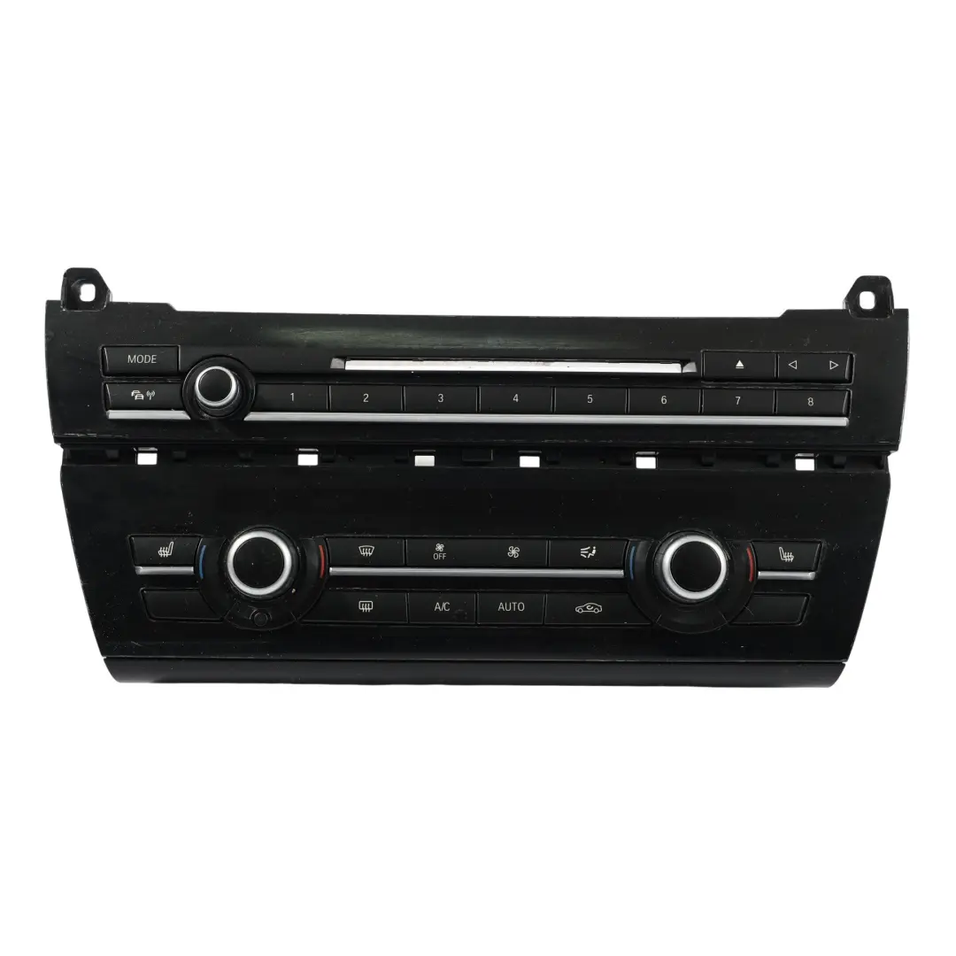 BMW F10 F11 Radio Air Conditioning A/C Control Unit Panel noir 9317666 - SKU 9328424-5 - Numéro de pièce 9328424