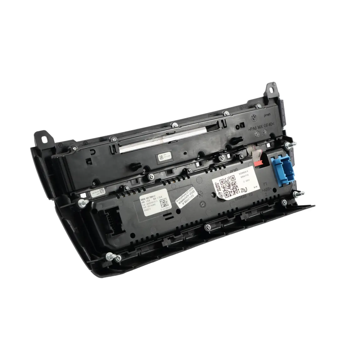Radio Air Conditioning A/C Control Unit Panel noir 9317666 pour BMW F10 F11 à propos du numéro de pièce 9328424 BMW F10 F11 Radio Air Conditioning A/C Control Unit Panel noir 9317666 - SKU 9328424-5 - Numéro de pièce 9328424