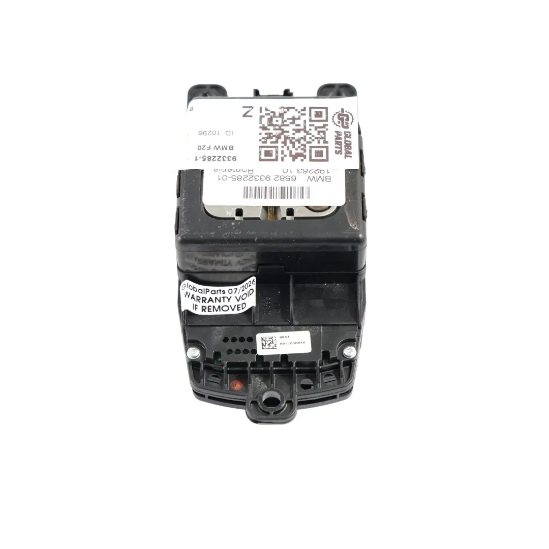 BMW F10 F20 F21 F30 F31 F80 Unidad Controladora iDrive Interruptor - SKU 9332285-1 - Número de pieza 9332285