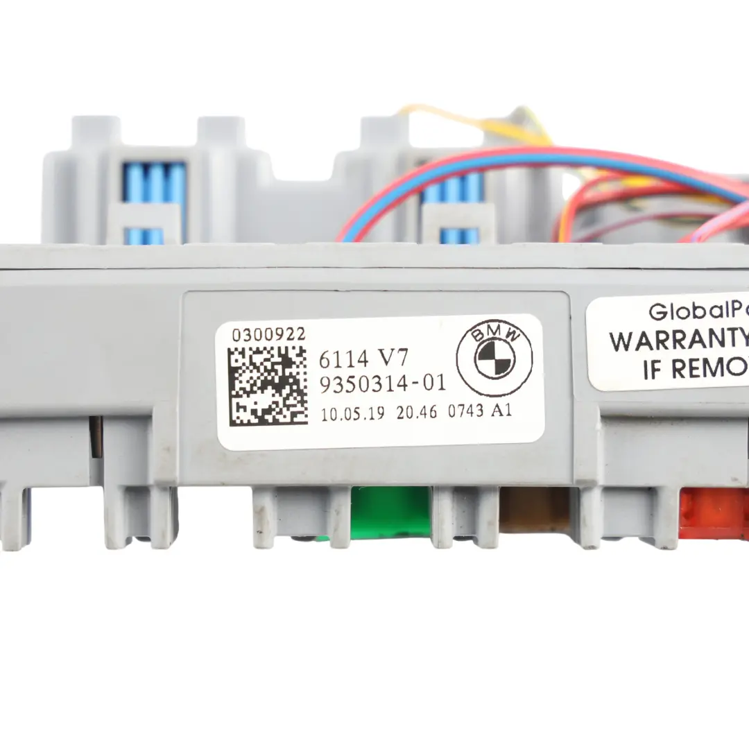 BMW G30 G31 G11 G12 G32 G38 Caja Fusibles Delantera Izquierda - SKU 9350314 - Número de pieza 9350314