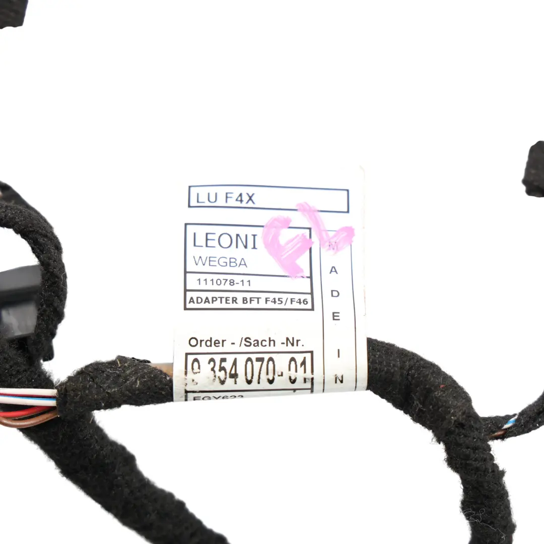 BMW F45 F46 Active Tourer Gran Tourer Adattatore Cablaggio Porta 9354039 - SKU 9354070 - Numero di parte 9354070