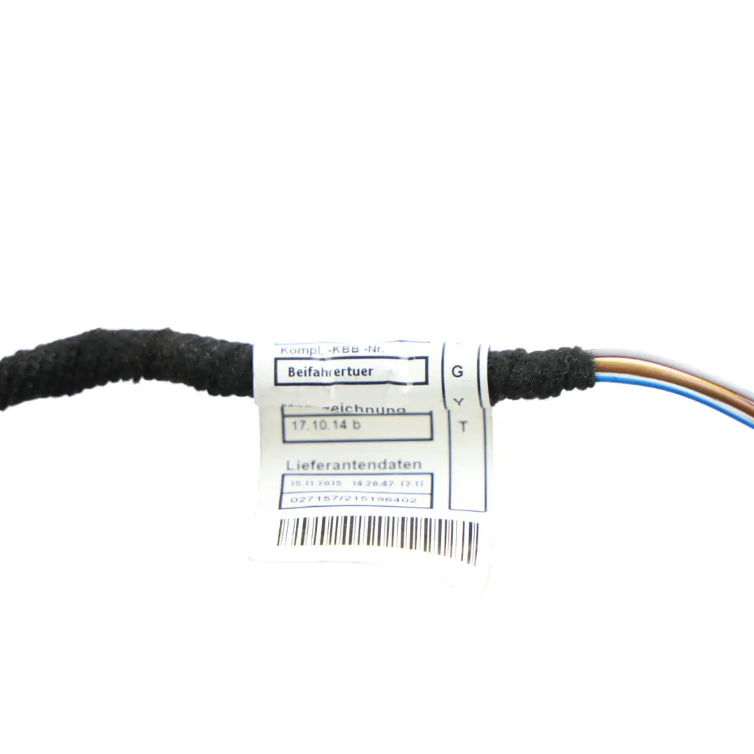 BMW F45 Cableado Arnés Puerta Delantera Pasajero - SKU 9380940 - Número de pieza 9380940