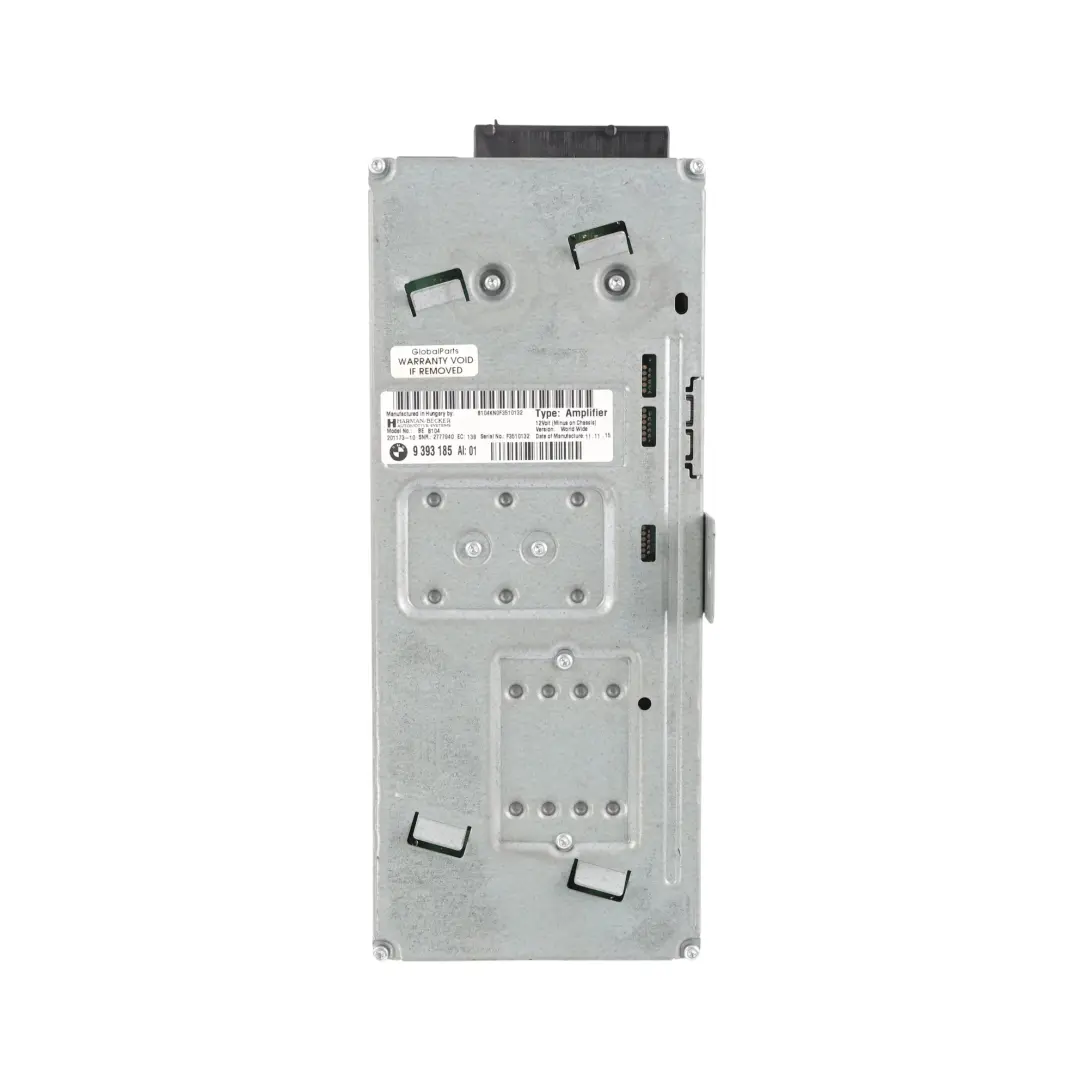Wzmacniacz Harman Kardon Audio HiFi do BMW F30 F31 F32 F33 F34 F36 o numerze 9393185 BMW F30 F31 F32 F33 F34 F36 Wzmacniacz Harman Kardon Audio HiFi - SKU 9393185 - Numer Części 9393185