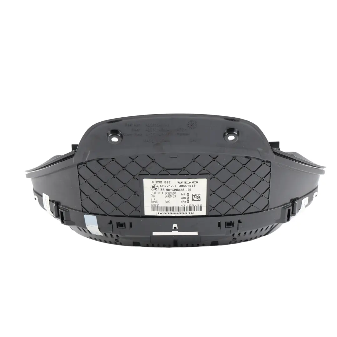 Instrument Cluster Speedometer Diesel Automatic to BMW F30 F32 F36 with Part number 9398485 BMW F30 F32 F36 Instrument Cluster Speedometer Diesel Automatic - SKU RHD-9398485 - Part number 9398485