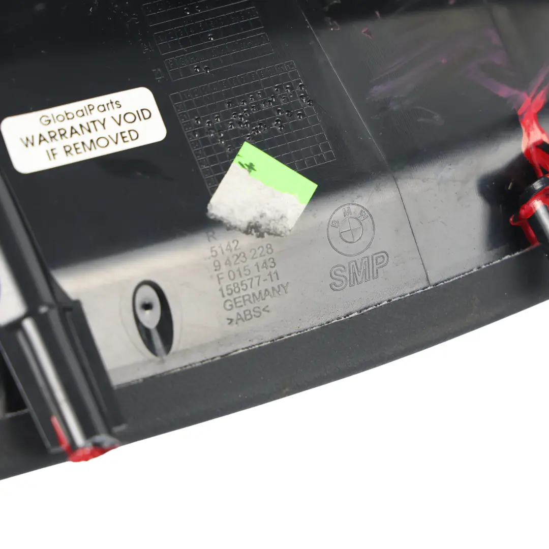 BMW X1 U11 X2 U10 Garniture Accoudoir Porte Arrière Droit Noir - SKU 9423228 - Numéro de pièce 9423228