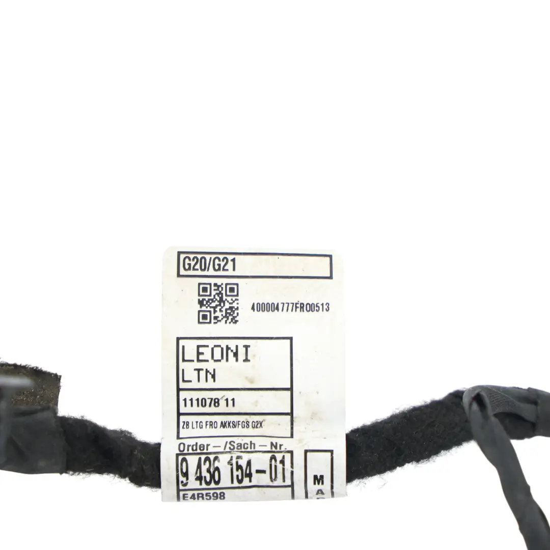 BMW G20 G21 Wiązka Elektryczna Zderzaka Przedniego PDC - SKU 9436154 - Numer Części 9436154