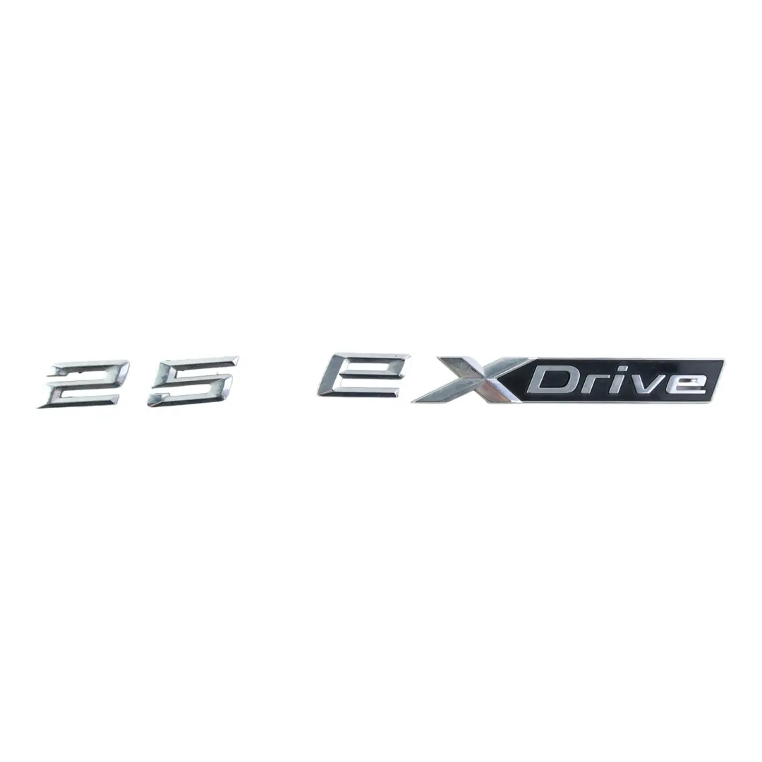 BMW X1 U11 25 eX Insigne Badge Coffre xDrive Adhésif 8077409 - SKU 9450491 - Numéro de pièce 9450491