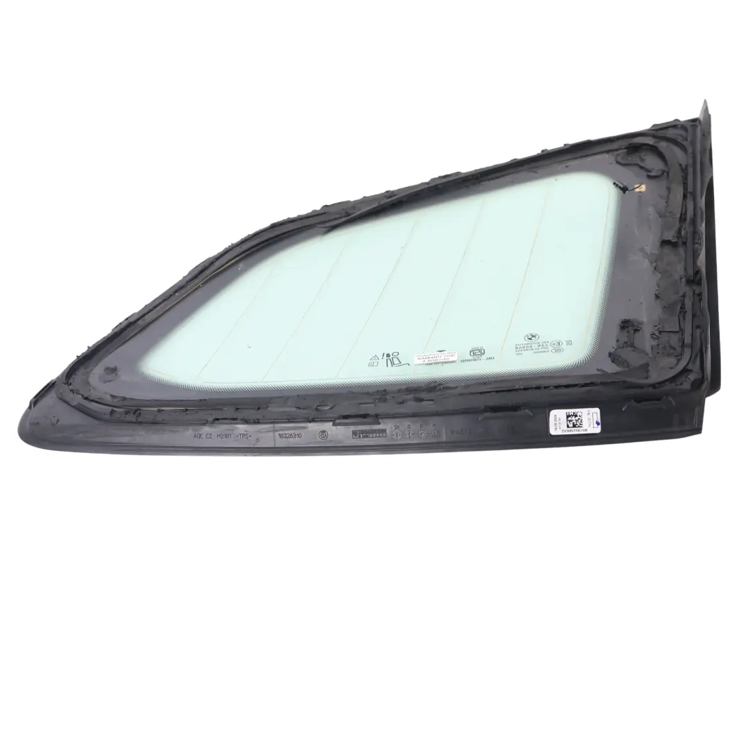 Quarter Window Glass Glazing AS2 Left N/S to BMW X1 U11 Rear with Part number 9451567 BMW X1 U11 Rear Quarter Window Glass Glazing AS2 Left N/S - SKU 9451567 - Part number 9451567