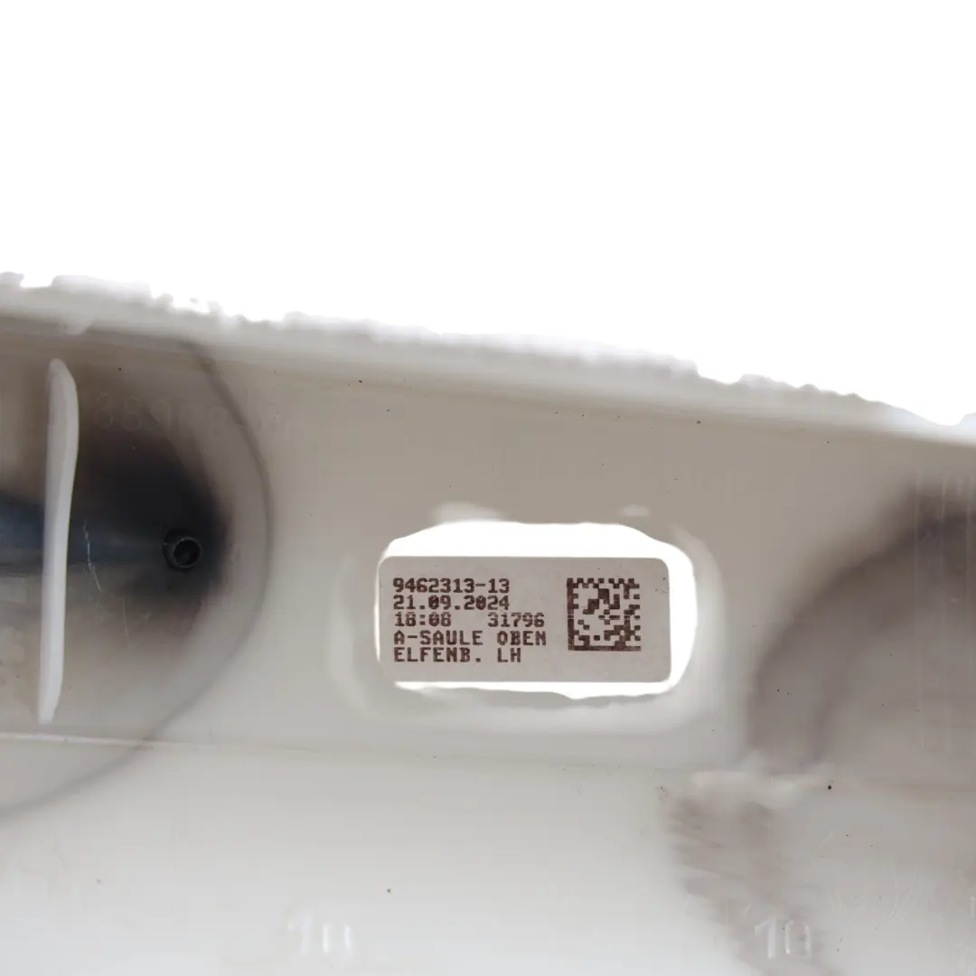 BMW X1U11 Moldura Cubierta Pilar A Blanco Marfil Izquierdo - SKU 9462313 - Número de pieza 9462313