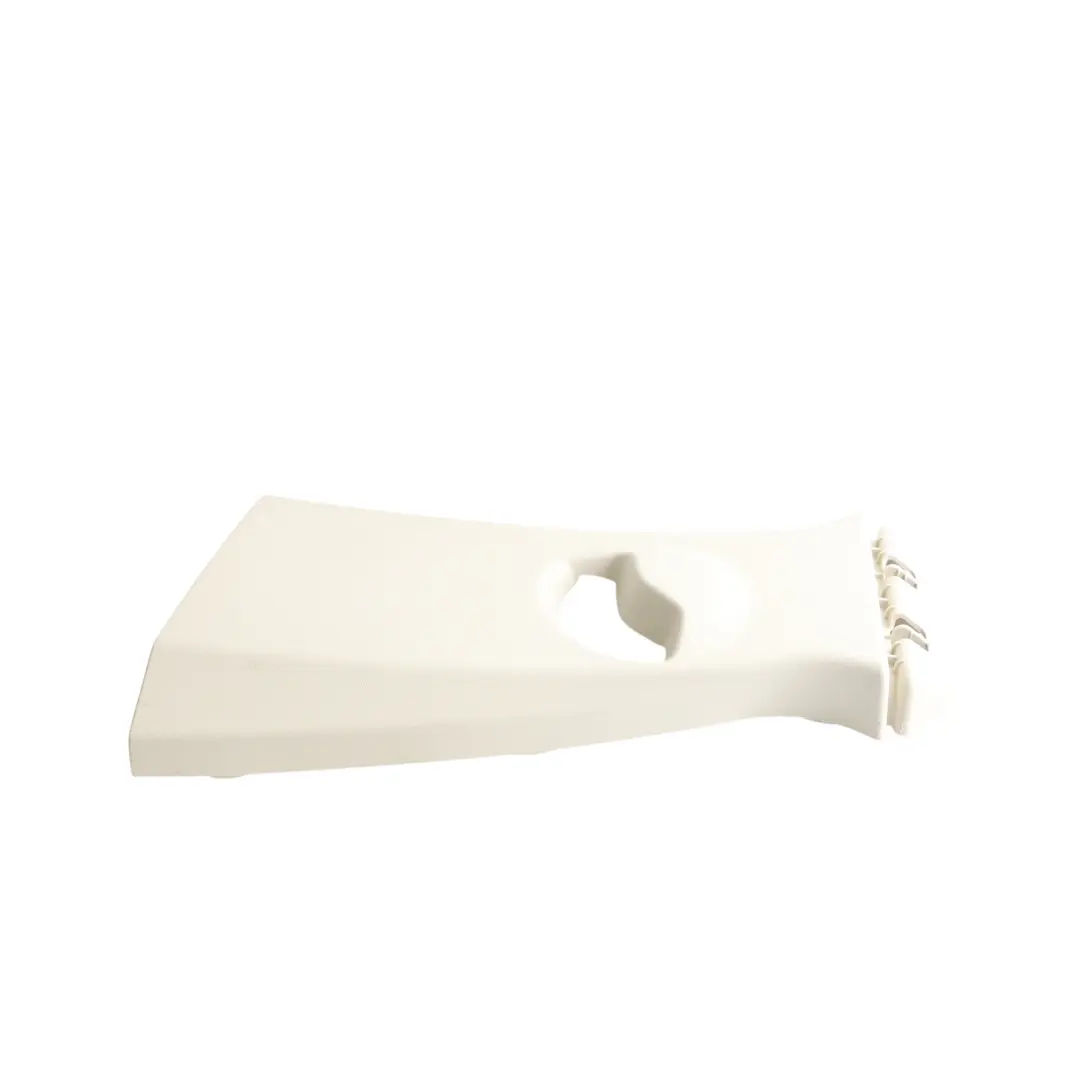 Upper B Pillar Trim Cover Left Side N/S Elfenbeinweiss White to BMW X1 U11 with Part number 9462319 BMW X1 U11 Upper B Pillar Trim Cover Left Side N/S Elfenbeinweiss White - SKU 9462319 - Part number 9462319