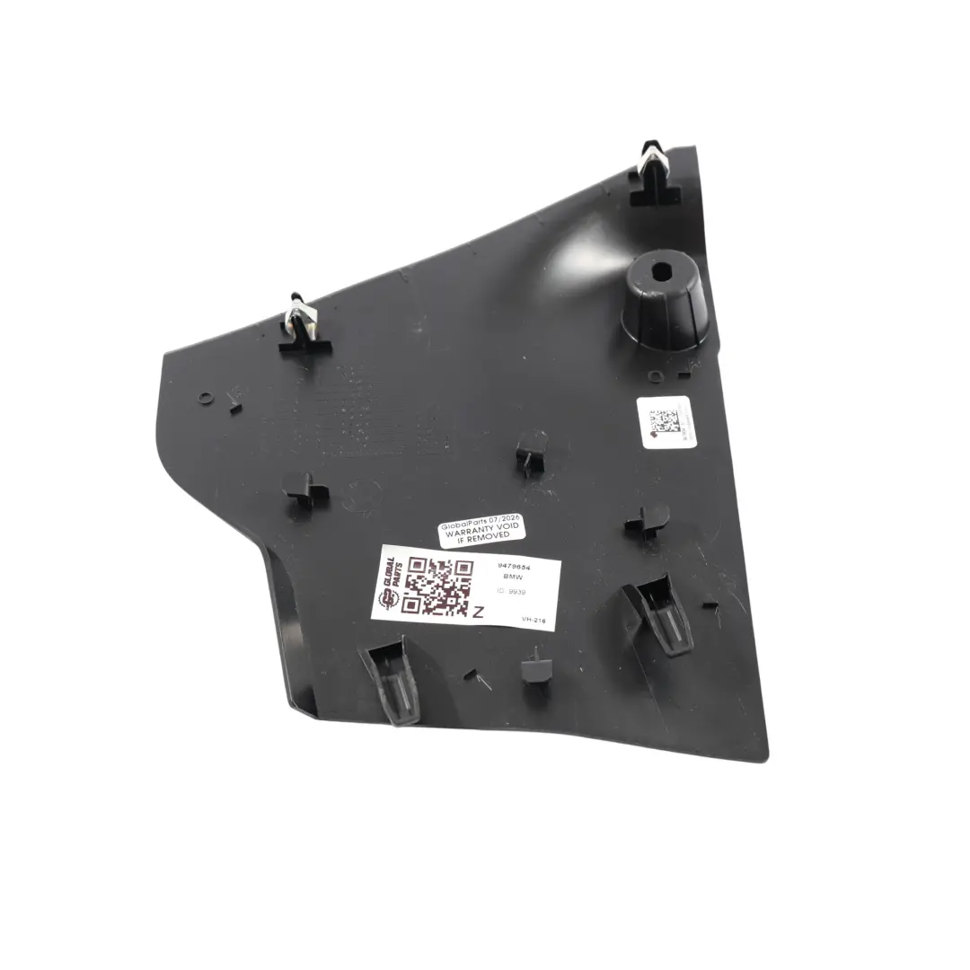 BMW U06 X2 U10 X1 U11 Panel Lateral Consola Central Negro Izquierdo - SKU 9479654 - Número de pieza 9479654