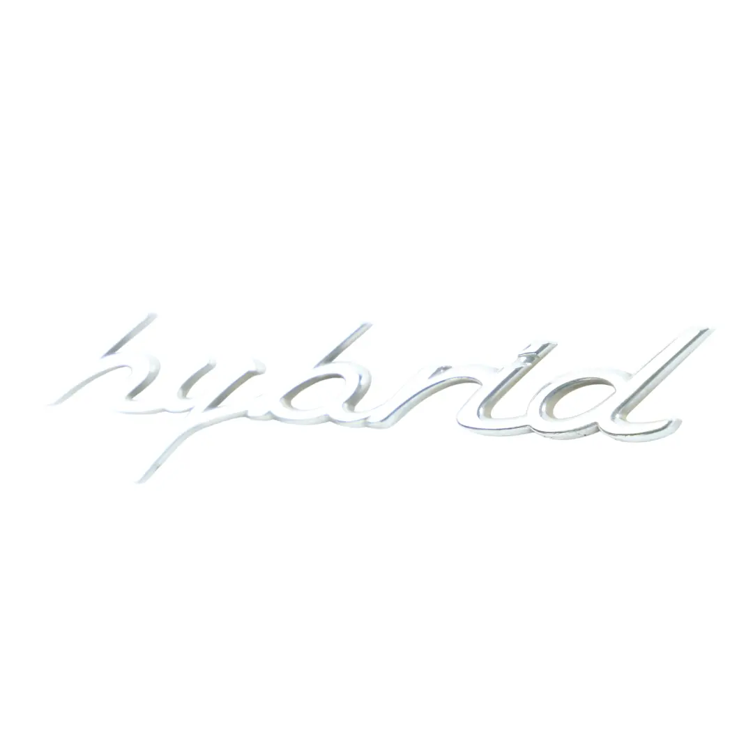 Emblema Panel Lateral Hybrid Izquierdo para Porsche Cayenne 92A Insignia con número de pieza 95855949900 Porsche Cayenne 92A Insignia Emblema Panel Lateral Hybrid Izquierdo - SKU 95855949900 - Número de pieza 95855949900