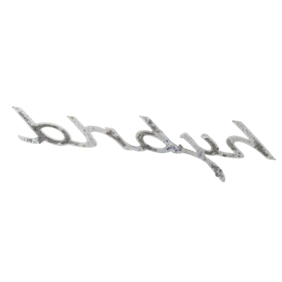 Side Panel Lettering Badge Trim Hybrid Left N/S to Porsche Cayenne 92A with Part number 95855949900 Porsche Cayenne 92A Side Panel Lettering Badge Trim Hybrid Left N/S - SKU 95855949900 - Part number 95855949900