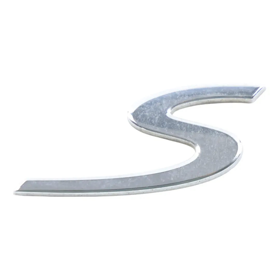 Porsche Cayenne S 92A Rear Tailgate Badge Logo Emblem "S" - SKU 95855967600 - Part number 95855967600