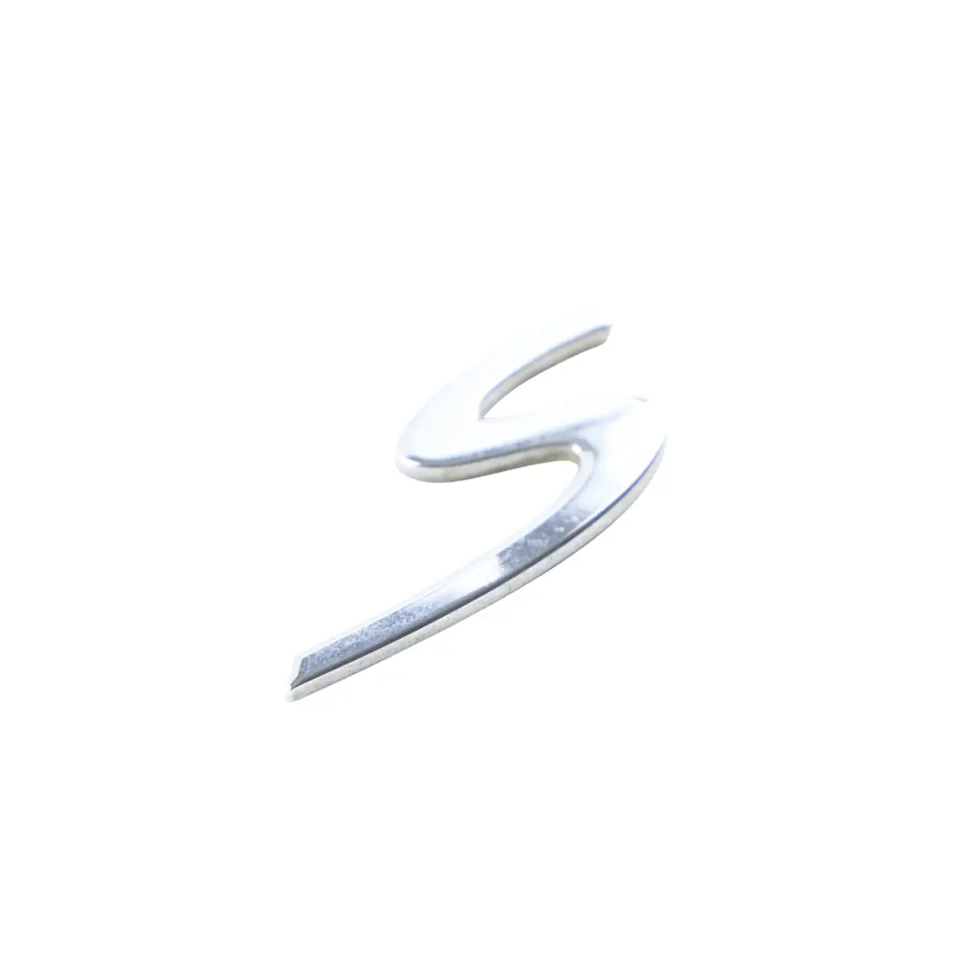 Porsche Cayenne S 92A Rear Tailgate Badge Logo Emblem "S" - SKU 95855967600 - Part number 95855967600