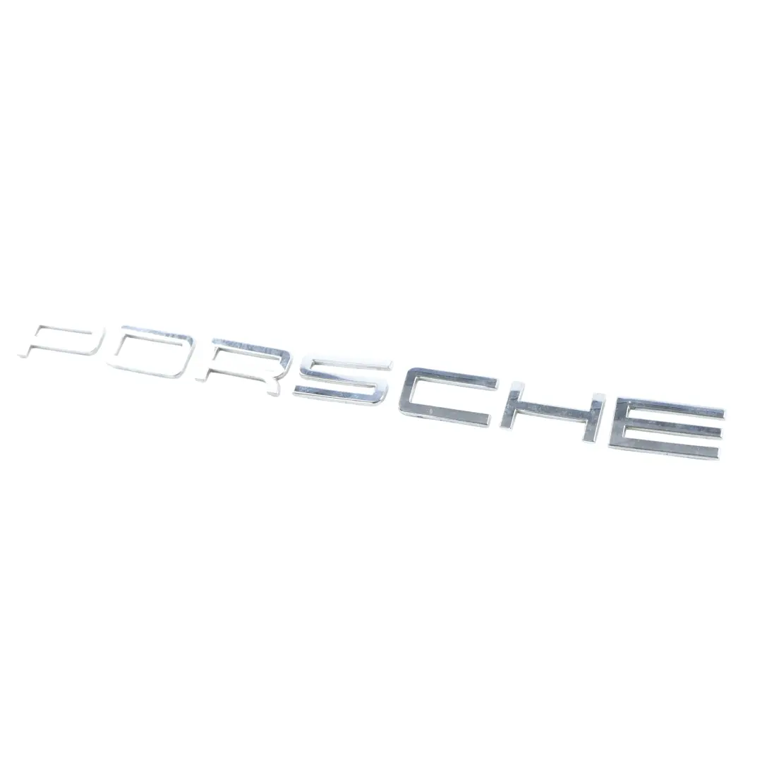 Porsche Cayenne 92A Rear Hatch Boot Lid Trink Emblem Lettering Label - SKU 95855968700-1 - Part number 95855968700