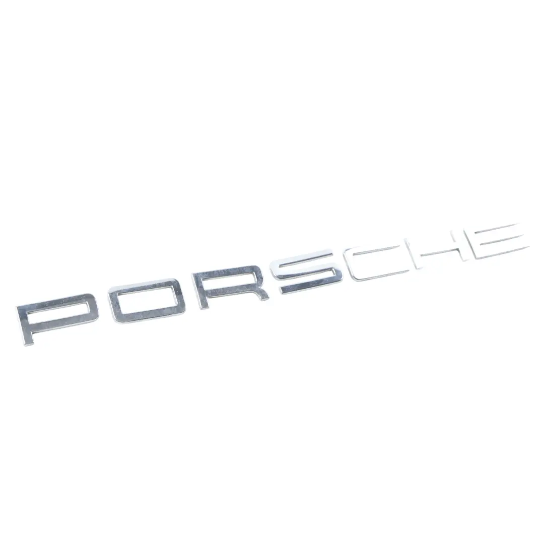 Porsche Cayenne 92A Rear Hatch Boot Lid Trink Emblem Lettering Label - SKU 95855968700-1 - Part number 95855968700