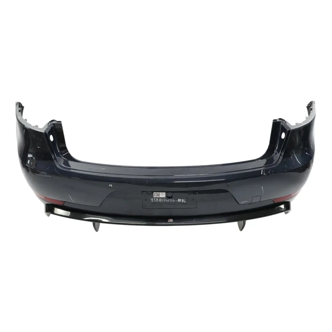 Porsche Macan 95B Rear Bumper Trim Panel Sport Midnight Blue Metallic - M5F - SKU 95B807417G-MIBL - Part number 95B807417G