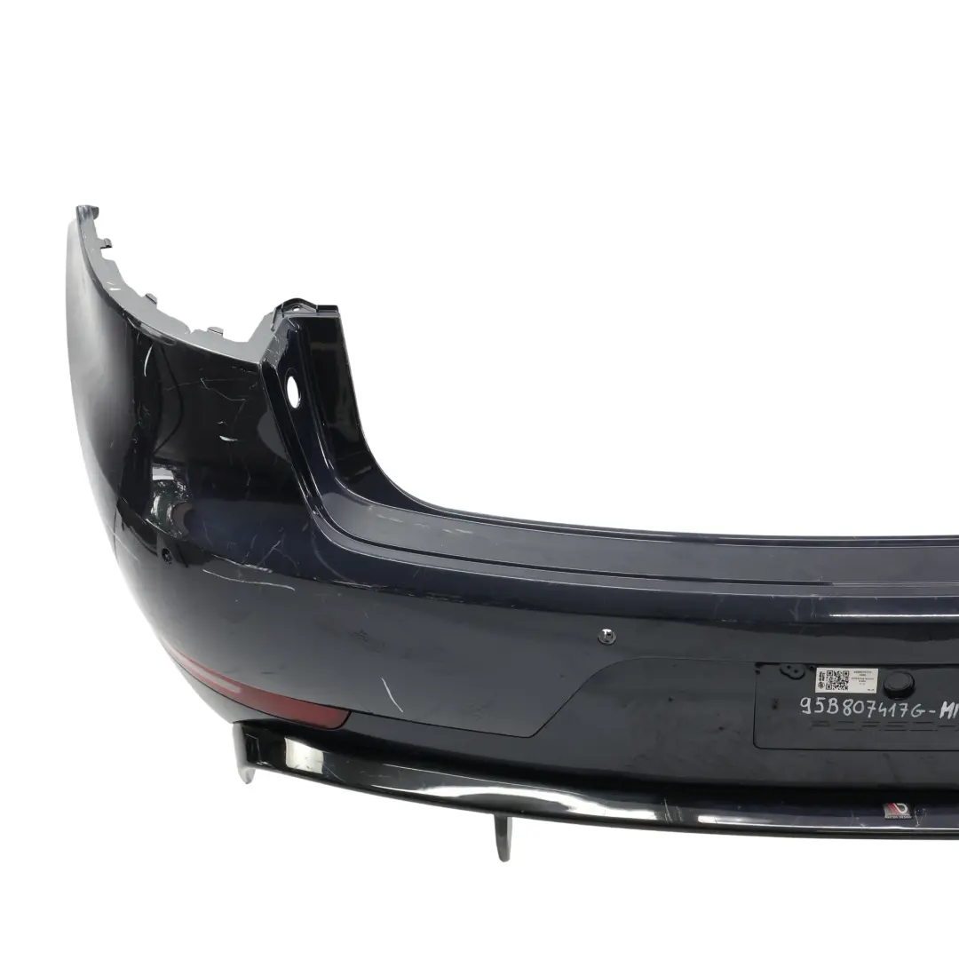 Bumper Trim Panel Sport Midnight Blue Metallic - M5F to Porsche Macan 95B Rear with Part number 95B807417G Porsche Macan 95B Rear Bumper Trim Panel Sport Midnight Blue Metallic - M5F - SKU 95B807417G-MIBL - Part number 95B807417G