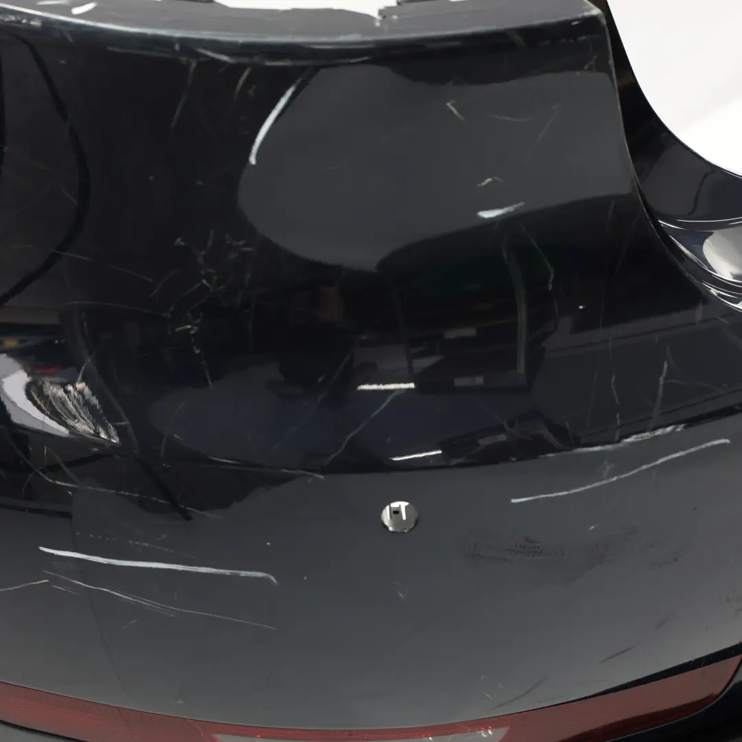 Porsche Macan 95B Rear Bumper Trim Panel Sport Midnight Blue Metallic - M5F - SKU 95B807417G-MIBL - Part number 95B807417G