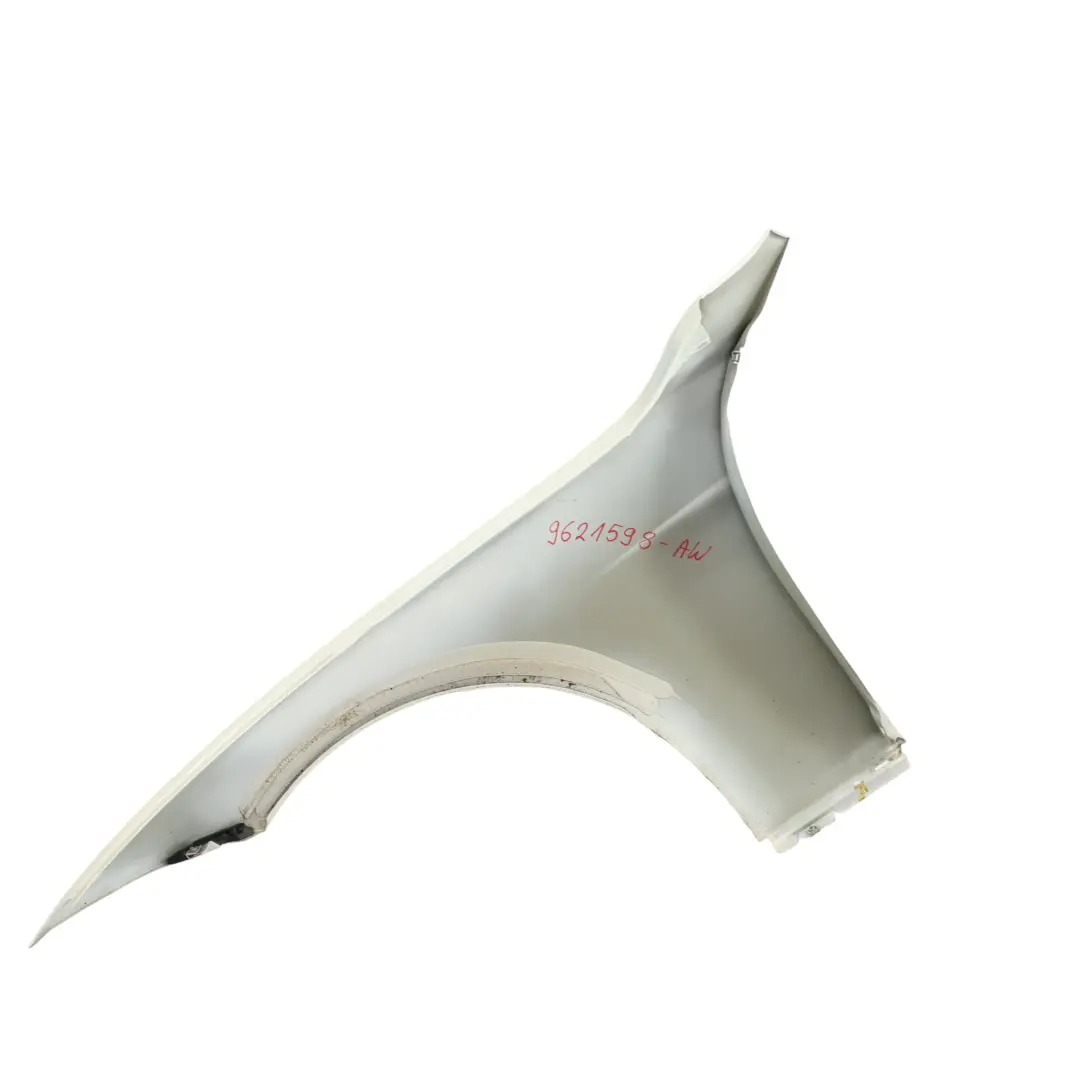 Panel Guardabarros Delantero Derecho Alpinweiss Blanco 300 para BMW F30 F31 con número de pieza 9621598 BMW F30 F31 Panel Guardabarros Delantero Derecho Alpinweiss Blanco 300 - SKU 9621598-AW - Número de pieza 9621598