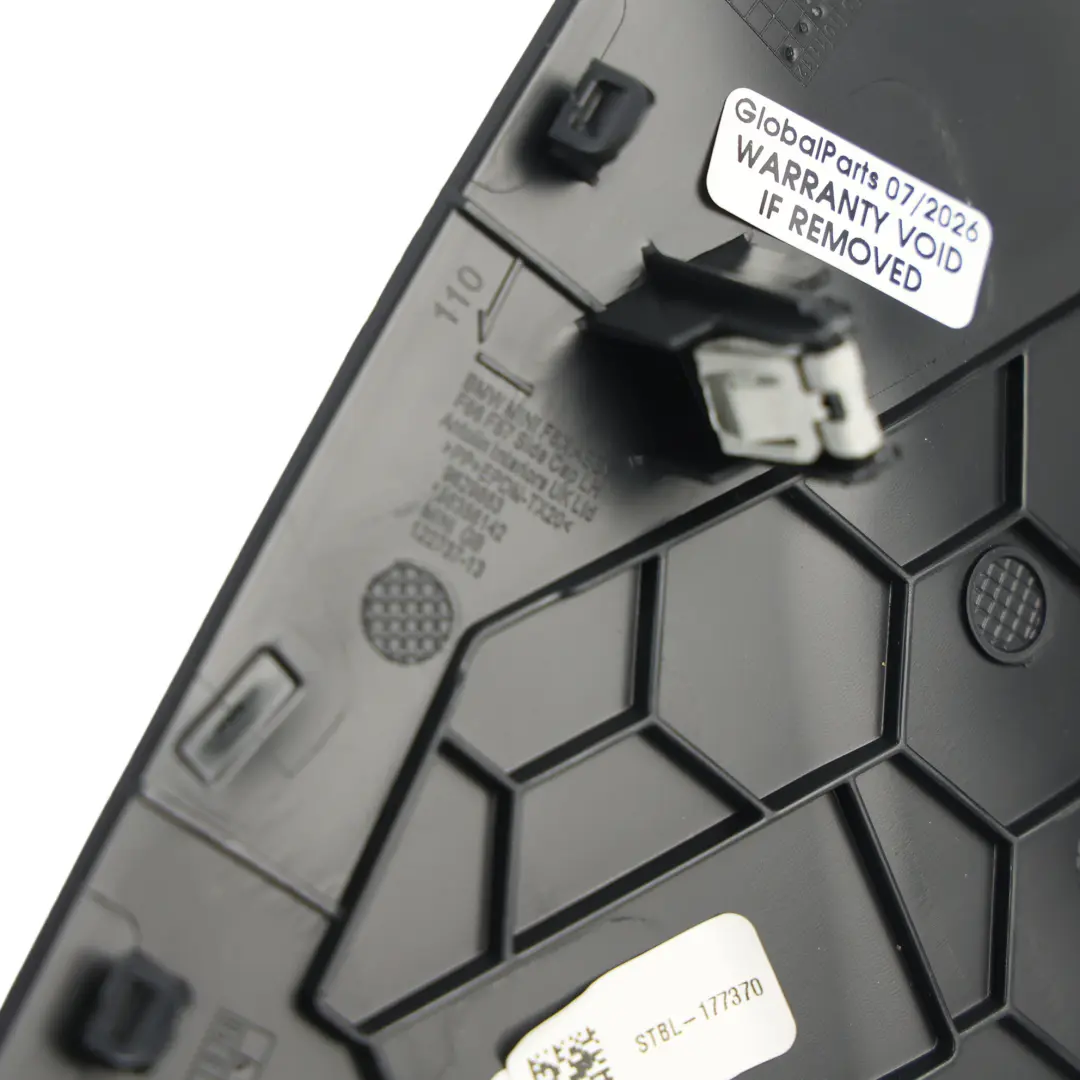 Mini F66 Garniture Panneau Intérieur Noir Gauche - SKU 9629863 - Numéro de pièce 9629863