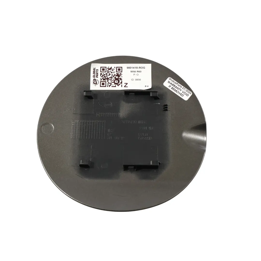 Tapa De llenado De combustible Gris Real Metalizado A48 para Mini Countryman R60 con número de pieza 9801418 Mini Countryman R60 Tapa De llenado De combustible Gris Real Metalizado A48 - SKU 9801418-ROG - Número de pieza 9801418