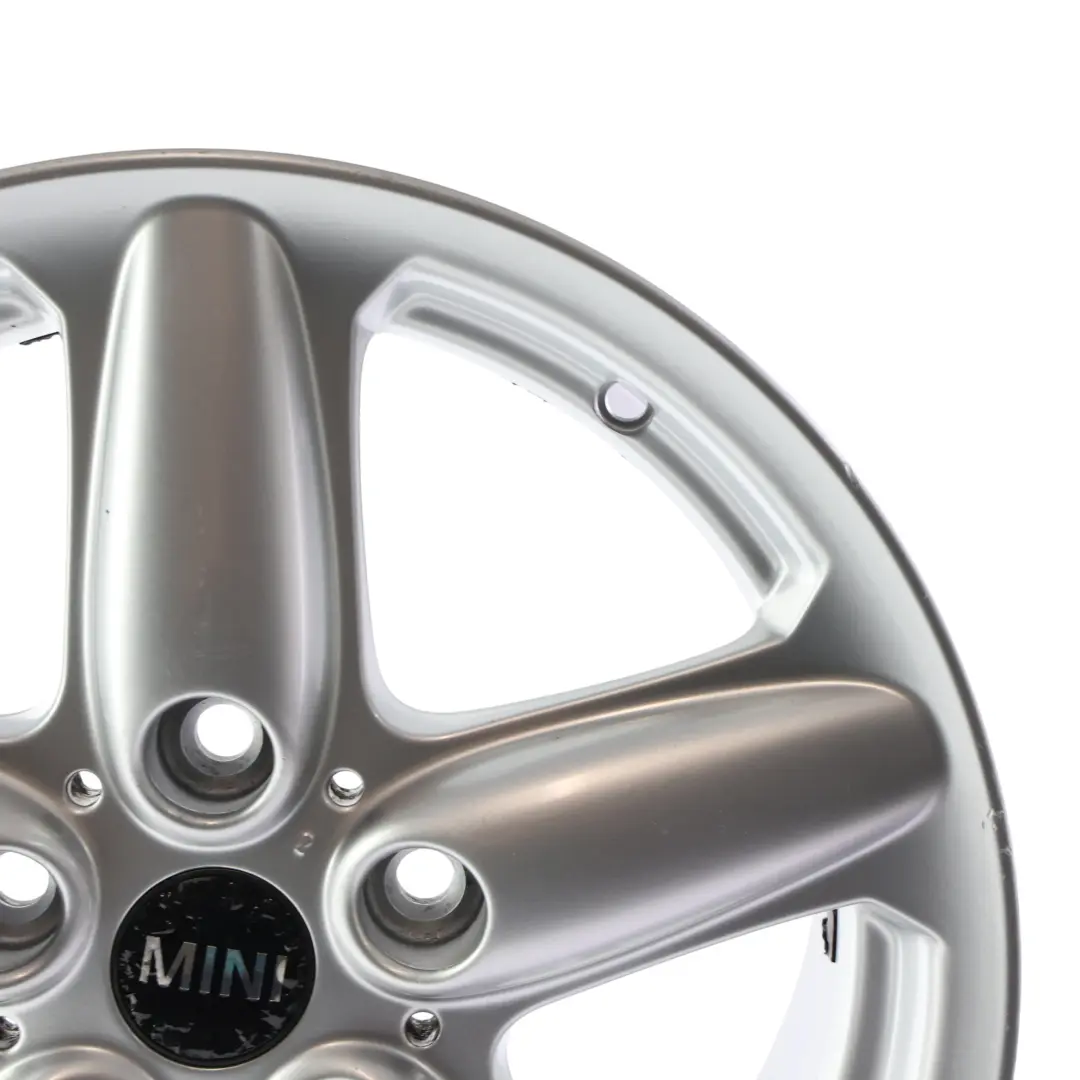Srebrna Felga Aluminiowa 16" ET:46 6,5J do Mini Cooper R60 o numerze 9803720 Mini Cooper R60 Srebrna Felga Aluminiowa 16" ET:46 6,5J - SKU 9803720-5 - Numer Części 9803720