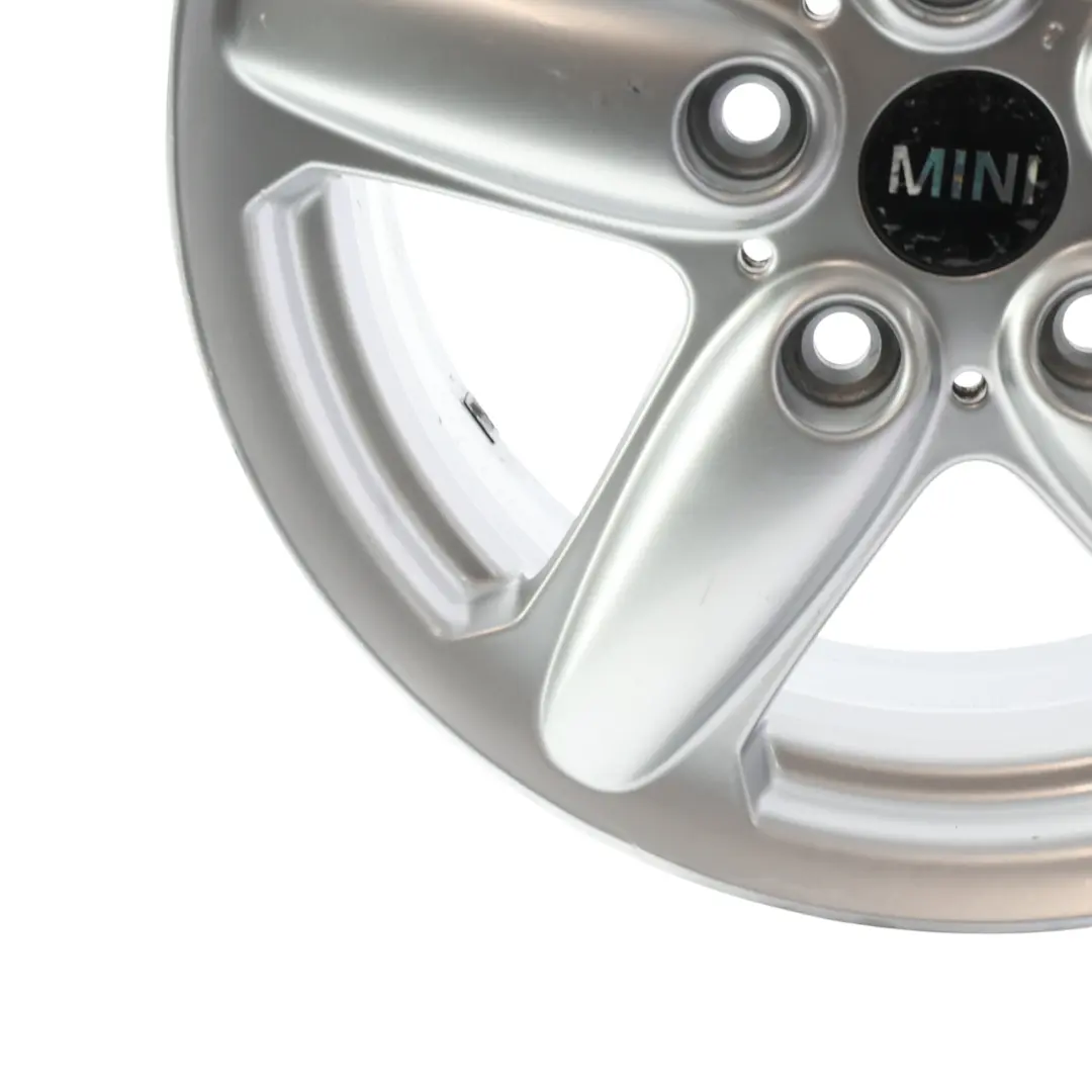 Srebrna Felga Aluminiowa 16" ET:46 6,5J do Mini Cooper R60 o numerze 9803720 Mini Cooper R60 Srebrna Felga Aluminiowa 16" ET:46 6,5J - SKU 9803720-5 - Numer Części 9803720