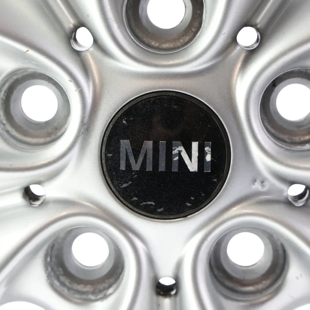 Mini Cooper R60 R61 Silver Wheel Alloy Rim 17" 7J 5-Star Double Spoke 124 - SKU 9803723-4 - Part number 9803723