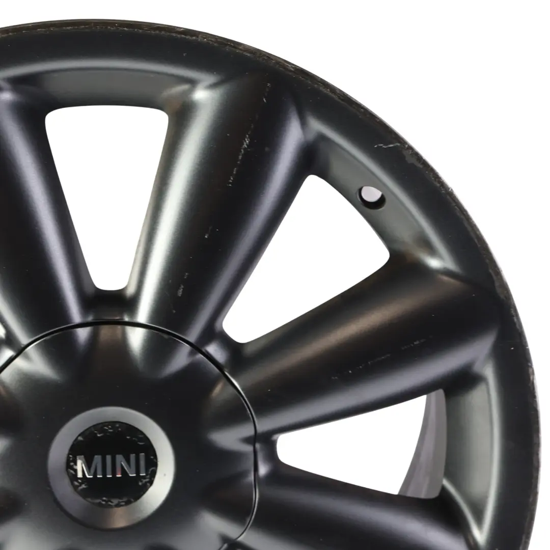 Mini Cooper One R60 R61 Jante Alliage Noire 18" 7,5J ET:52 Turbo Fan 126 - SKU 9804374-2 - Numéro de pièce 9804374