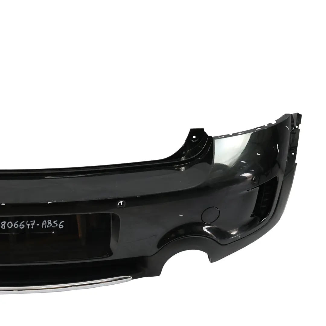 Mini Countryman R60 Rear Bumper Cooper S PDC Absolute Black Metallic - B11 - SKU 9806647-ABS6 - Part number 9806647