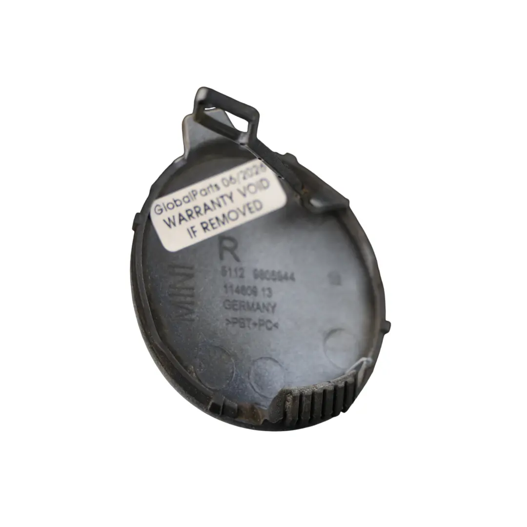 Abdeckklappe Abschlepphaken Stoßstange Hinten Rechts Hellweiß B15 für Mini R60 mit Teilenummer 9806652 Mini R60 Abdeckklappe Abschlepphaken Stoßstange Hinten Rechts Hellweiß B15 - SKU 9806652-LW - Teilenummer 9806652