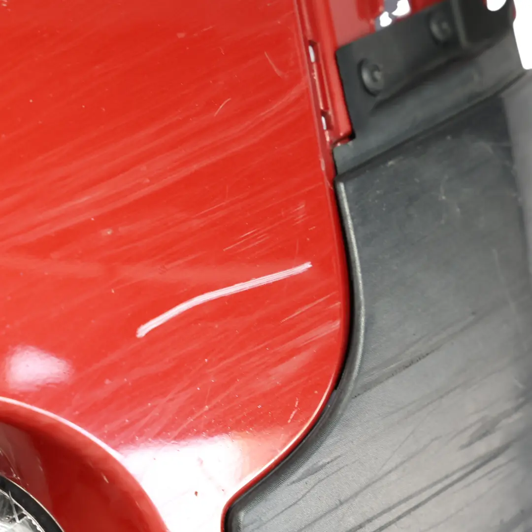 Complete Front Bumper Trim Panel Blazing Red Metallic - B63 to Mini R60 R61 with Part number 9807196 Mini R60 R61 Complete Front Bumper Trim Panel Blazing Red Metallic - B63 - SKU 9807196-BRM - Part number 9807196