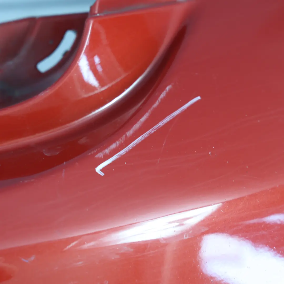 Complete Front Bumper Trim Panel Blazing Red Metallic - B63 to Mini R60 R61 with Part number 9807196 Mini R60 R61 Complete Front Bumper Trim Panel Blazing Red Metallic - B63 - SKU 9807196-BRM - Part number 9807196
