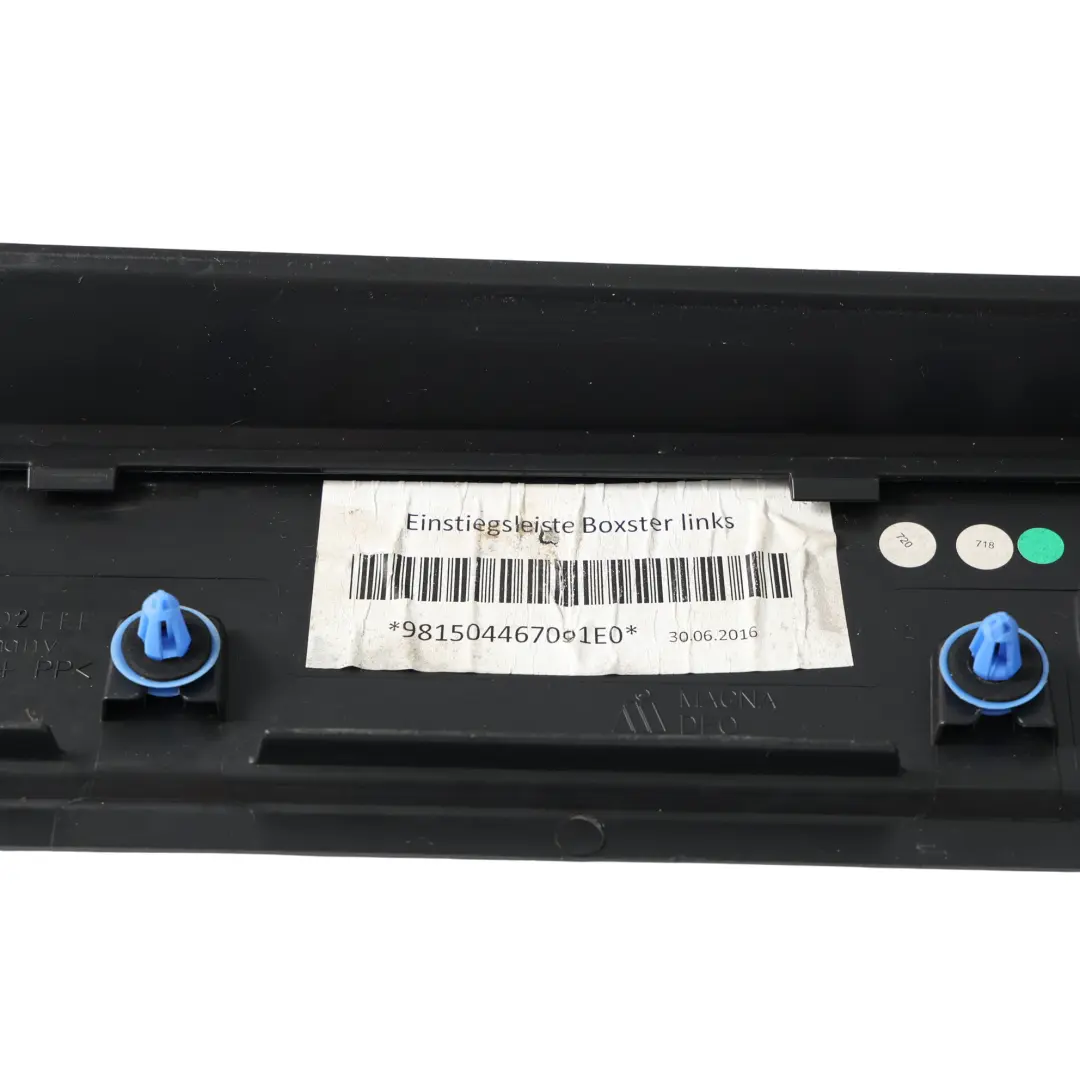 Porsche 718 Boxster 982 Protezione Battitacco Porta Sinistra - SKU 98150466702 - Numero di parte 98150466702