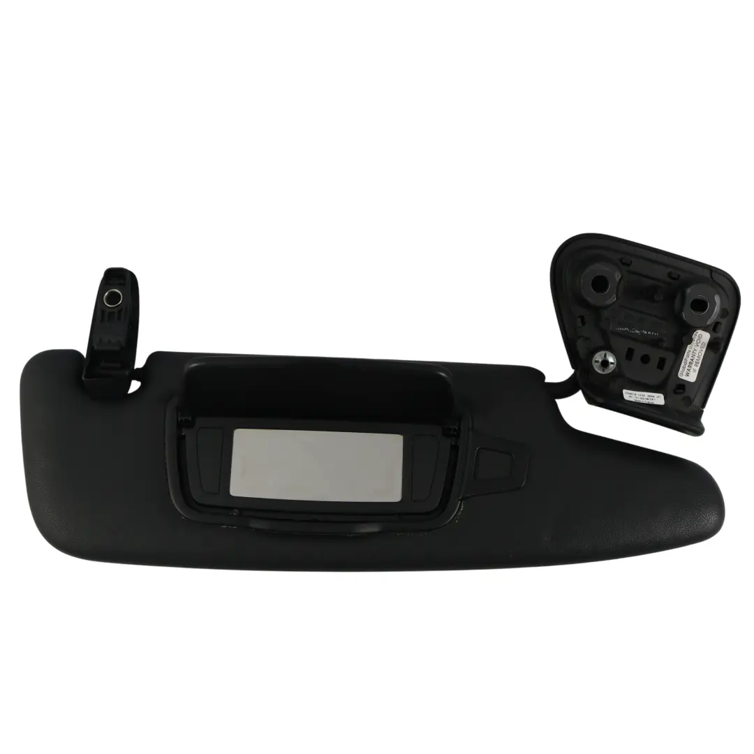 Porsche 718 Boxster 982 Sun Visor Cover Panel Black Right O/S 98156160801 - SKU 98173103256 - Part number 98173103256